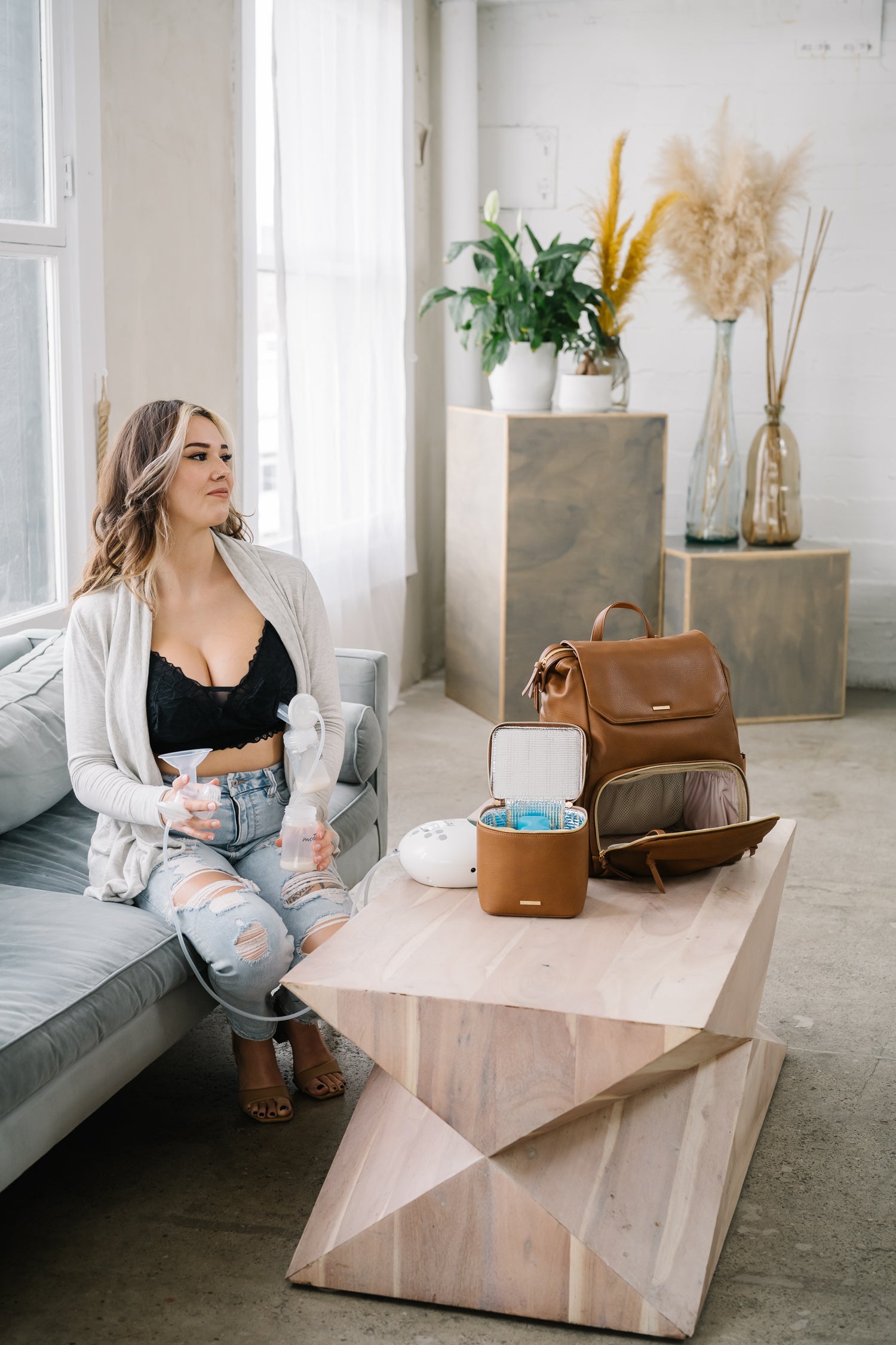 Radley Breast Pump Backpack - Walnut – Mimi and Pal Radley Breast Pump Backpack - Walnut – Mimi and Pal