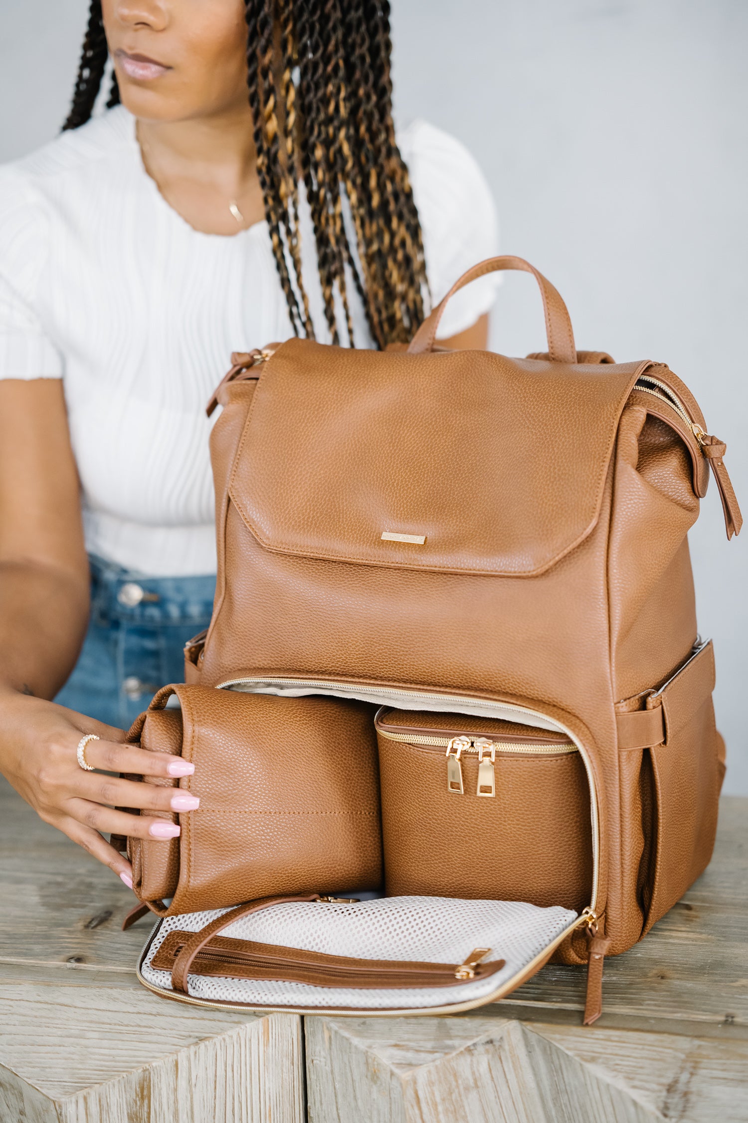 Radley Breast Pump Backpack - Walnut – Mimi and Pal