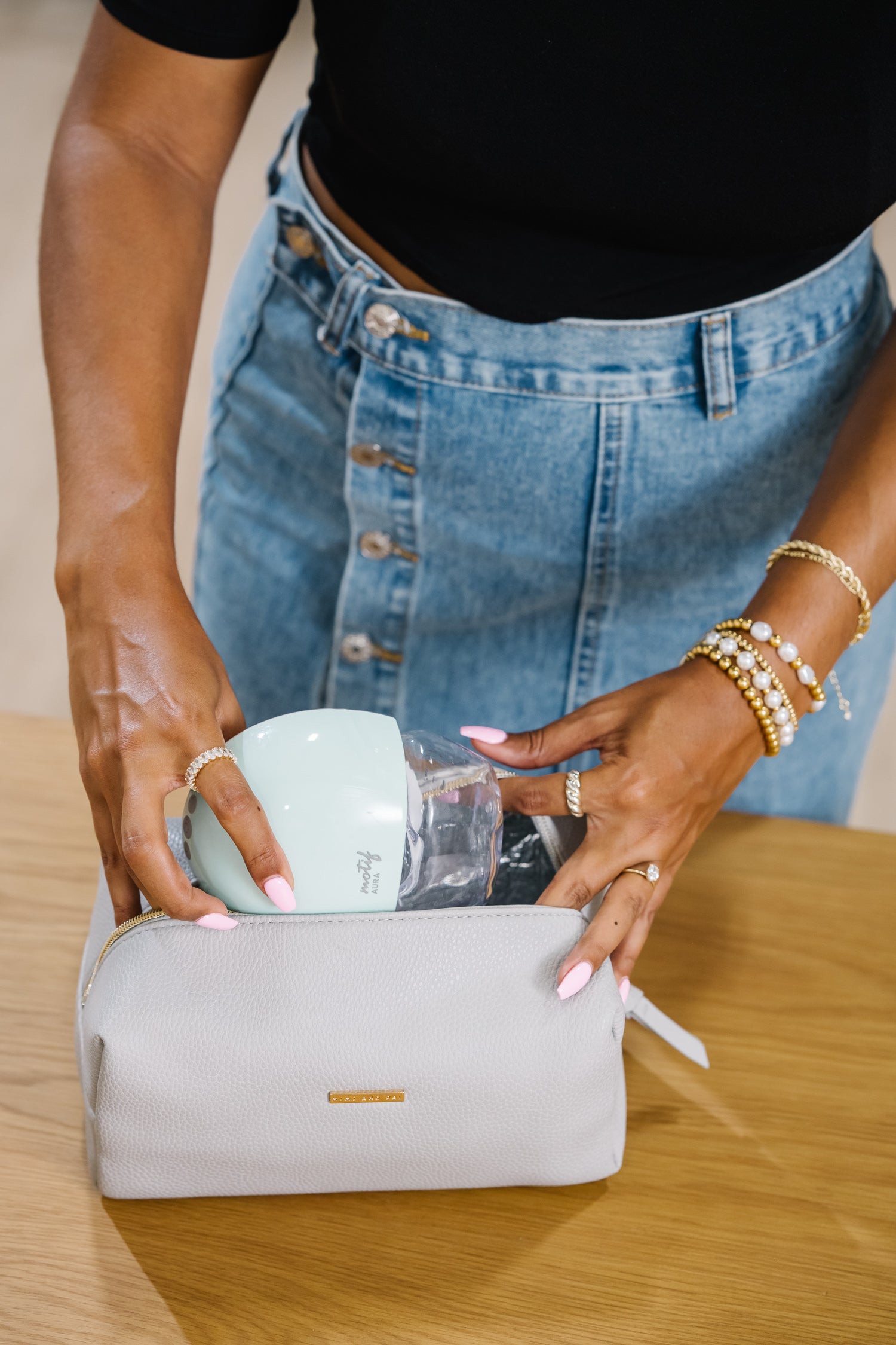トップス mimi Felicia Short Sleeve Smocked Mini Dress in brown tulum | Ramy Brook